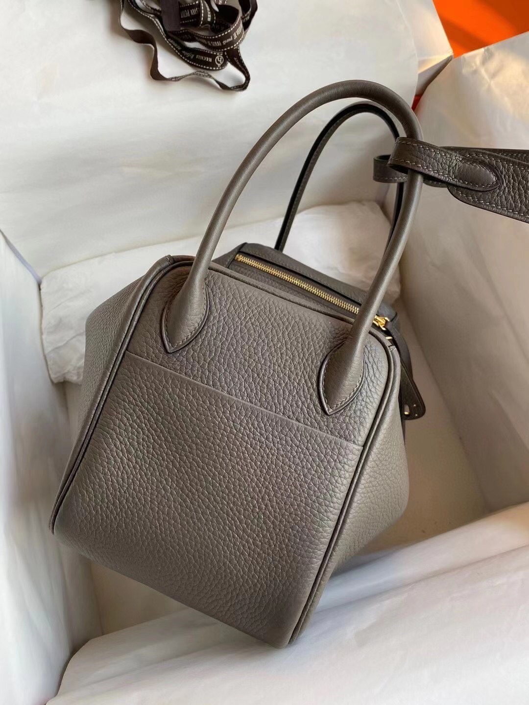 에르메스 린디백26 에토프 금장 끌레망스 가죽